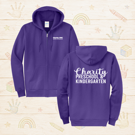 Charity P&K Adult Full Zip Hooded Sweatshirt