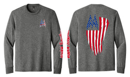 Malinois Mania USA Long Sleeve Triblend Tee