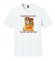 Tollers Are Like Chips Short Sleeve Triblend Tee
