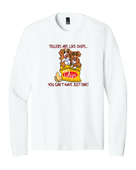 Tollers Are Like Chips Long Sleeve Triblend Tee