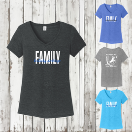 KYDD Family Ladies' V-Neck Triblend  Tee