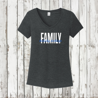 KYDD Family Ladies' V-Neck Triblend  Tee
