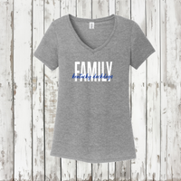 KYDD Family Ladies' V-Neck Triblend  Tee