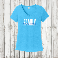 KYDD Family Ladies' V-Neck Triblend  Tee
