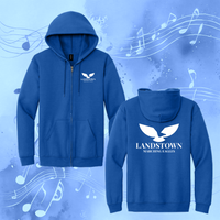 Landstown Marching Eagles Full Zip Hooded Sweatshirt