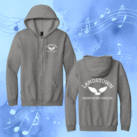 Landstown Marching Eagles Full Zip Hooded Sweatshirt