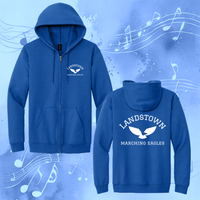 Landstown Marching Eagles Full Zip Hooded Sweatshirt