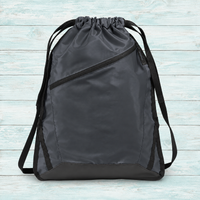 KYDDWC26 Zip It Drawstring Bag