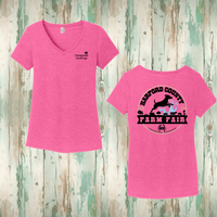 CDD HCCF Ladies' Triblend V-Neck Tee