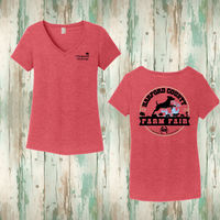 CDD HCCF Ladies' Triblend V-Neck Tee