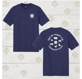 IoW 4-H Youth Short Sleeve Triblend Tee