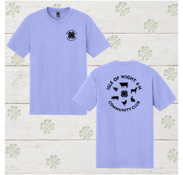 IoW 4-H Adult Short Sleeve Triblend Tee