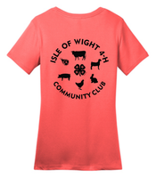 IoW 4-H Ladies' Short Sleeve Triblend Tee