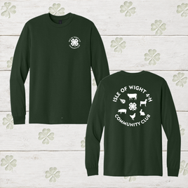 IoW 4-H Adult Long Sleeve Tee