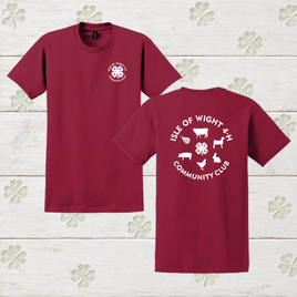 IoW 4-H Youth Short Sleeve Tee