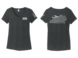KYDDWC25 Ladies' V-Neck  Triblend Tee