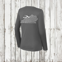 KYDD Family Ladies' Performance Long Sleeve V-Neck Tee