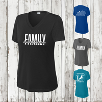 KYDD Family Ladies' Performance V-Neck Tee