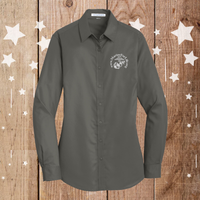 M4L Ladies Long Sleeve Button Down Shirt