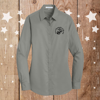 M4L Ladies Long Sleeve Button Down Shirt