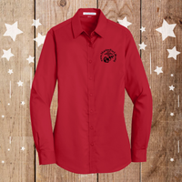 M4L Ladies Long Sleeve Button Down Shirt