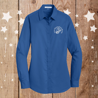 M4L Ladies Long Sleeve Button Down Shirt