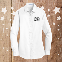 M4L Ladies Long Sleeve Button Down Shirt