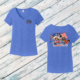 Pawsuit of Agility Ladies' Triblend V-Neck Tee
