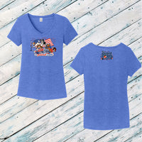 Pawsuit of Agility Ladies' Triblend V-Neck Tee