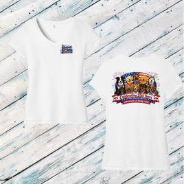 Pawsuit of Belly Rubs Ladies' Triblend V-Neck Tee