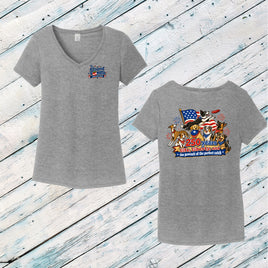 Pawsuit of the Perfect Catch Ladies' Triblend V-Neck Tee