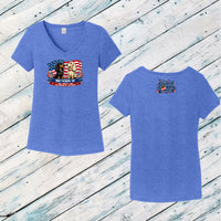 Pawsuit of Yappiness Ladies' Triblend V-Neck Tee