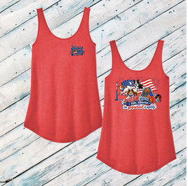 The Pawsuit of Agility Ladies' Triblend Relaxed Tank Top