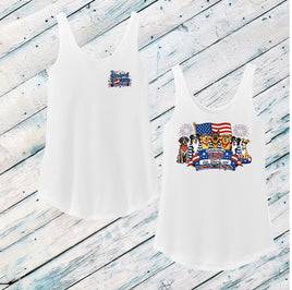 The Pawsuit of Big Air Ladies' Triblend Relaxed Tank Top