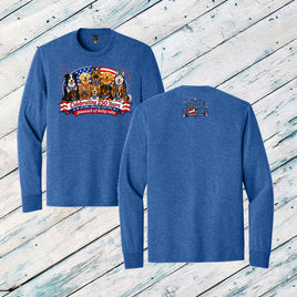 The Pawsuit of Belly Rubs Youth Triblend Long Sleeve Tee
