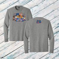 The Pawsuit of Big Air Youth Triblend Long Sleeve Tee
