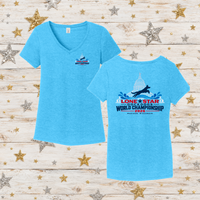 LSDDWC26 Ladies' Triblend V-Neck Tee