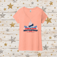 LSDDWC26 Ladies' Triblend V-Neck Tee