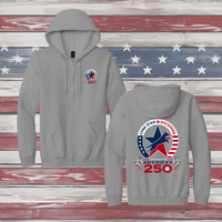 LSDD Celebrating 250 Full Zip Hooded Sweatshirt