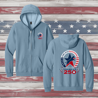 LSDD Celebrating 250 Full Zip Hooded Sweatshirt