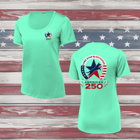 LSDD Celebrating 2450 Ladies' Short Sleeve Performance Tee