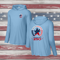 LSDD Celebrating 250 UV Performance Hooded Long Sleeve Tee