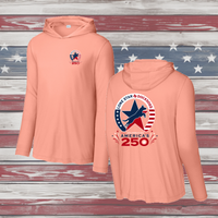 LSDD Celebrating 250 UV Performance Hooded Long Sleeve Tee
