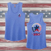LSDD Celebrating 250 Ladies' Triblend Racerback Tank