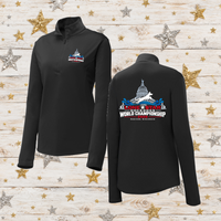 LSDDWC26 Ladies' Performance 1/4 Zip Long Sleeve Tee