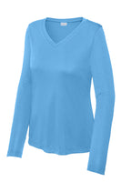 CDDWC25 Ladies' Performance Long Sleeve V-Neck