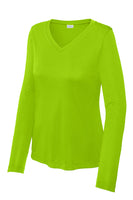 CDDWC25 Ladies' Performance Long Sleeve V-Neck