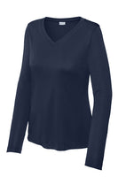 SCDDWC25 Ladies' Performance Long Sleeve V-Neck