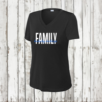 KYDD Family Ladies' Performance V-Neck Tee