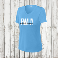 KYDD Family Ladies' Performance V-Neck Tee